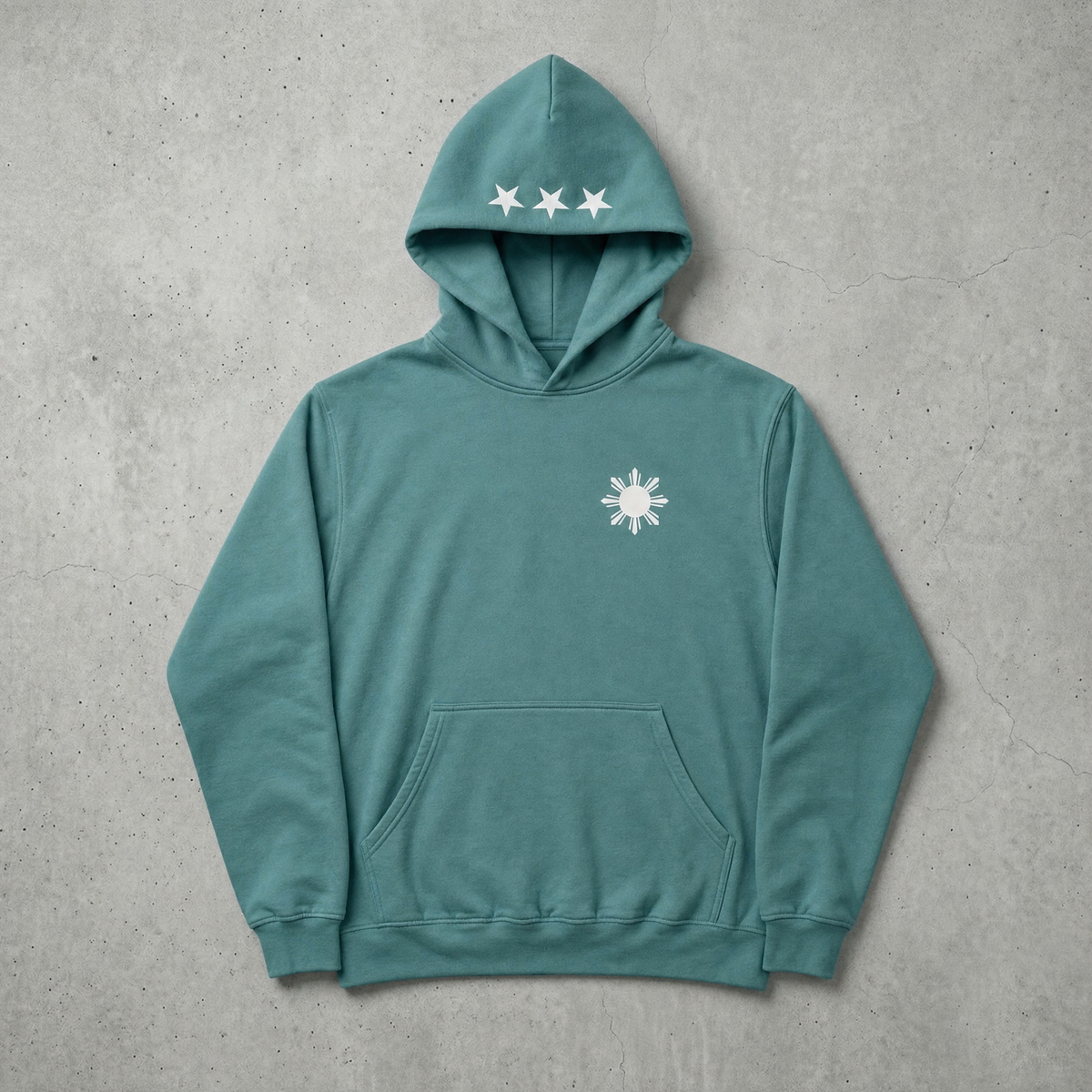 Coastal Sage Hoodie – 15oz Heavyweight
