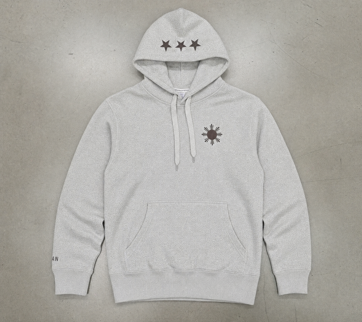 Latte Heather Fleece Hoodie