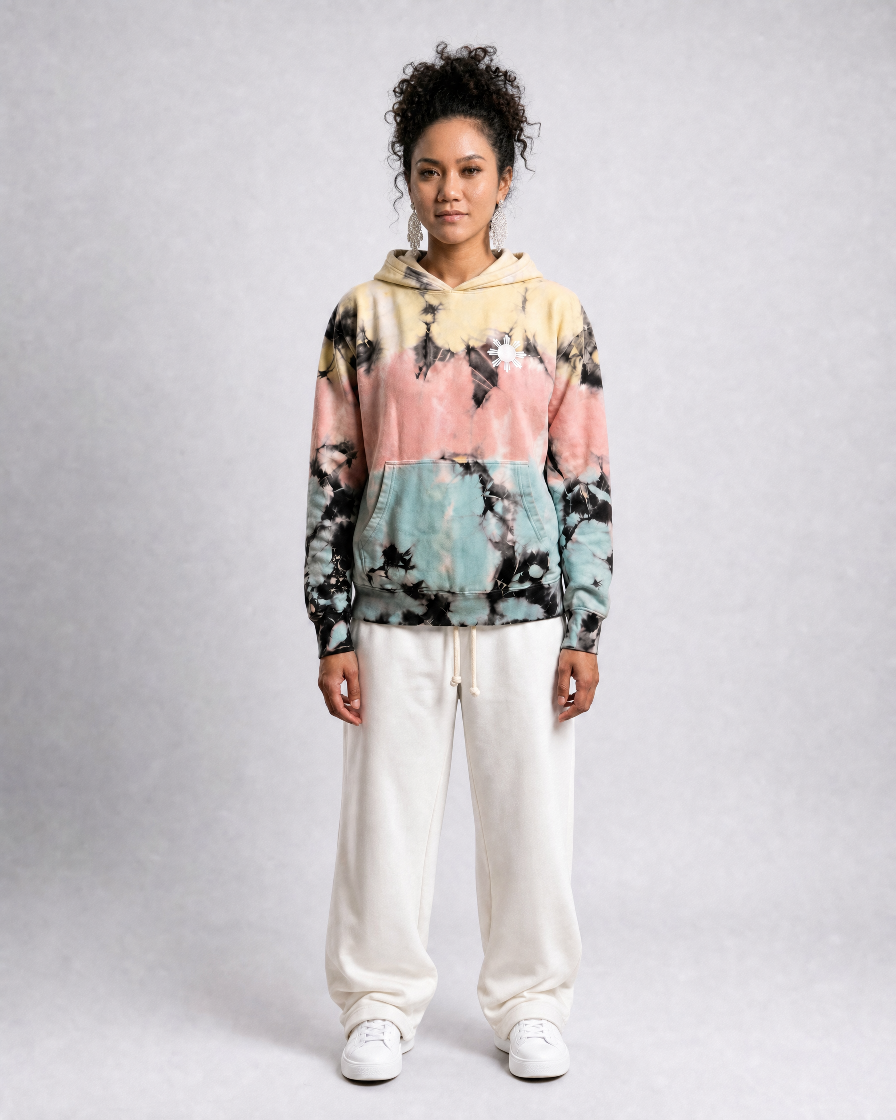 Sunset Reef Tie-Dye Hoodie by Bayan Wear