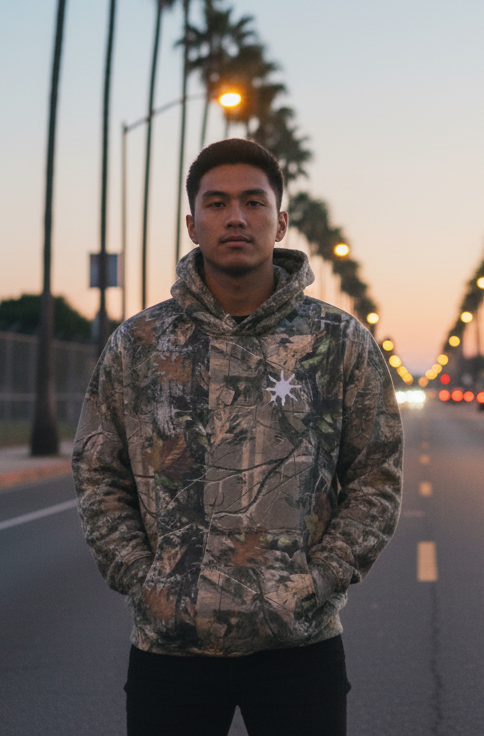 Vintage Wood Camo Hoodie