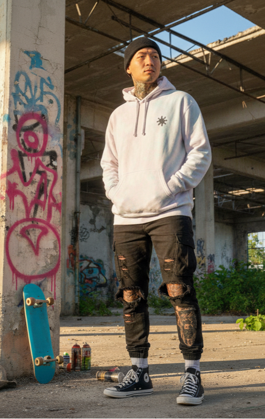 Tie-Dye Pullover Hoodie